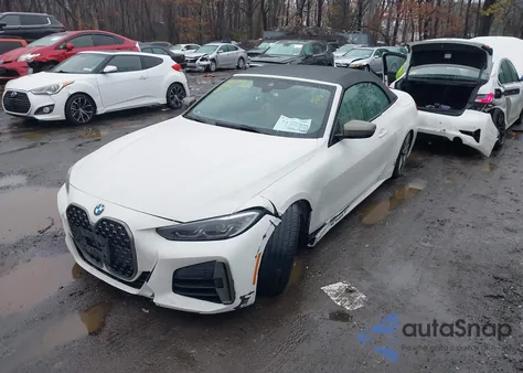 2021 BMW M440I z USA, uszkodzony, nr VIN WBA53AT00MCF84158